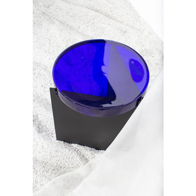 Alwa Two Transparent Black Side Table by Pulpo For Sale - Image 13 of 14