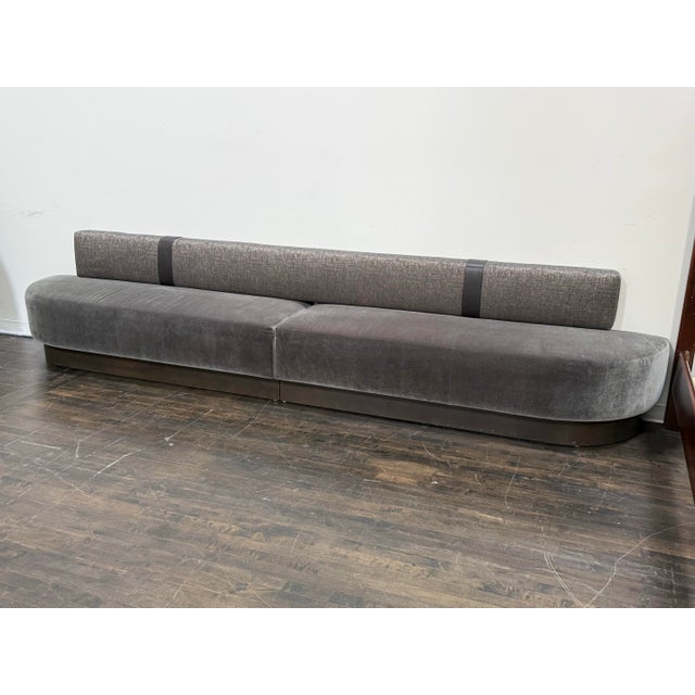 Modern Kroll Furniture Custom Design Banquette Seating For Sale - Image 3 of 12
