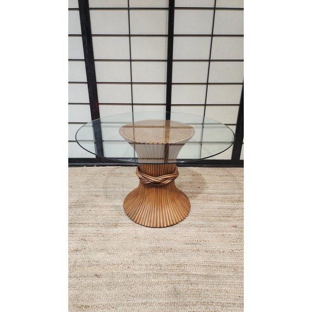 Vintage Sheaf of Wheat Table by John and Elinor McGuire For Sale In Philadelphia - Image 6 of 11