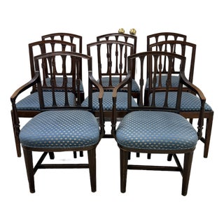 Set of 8 18th Century English Dining Chairs For Sale