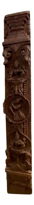 18th Century Tibetan Temple Door Frame Architectural Element