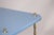 Navy Blue Vintage Navy Blue Lacquered Brass Three-Tier Console Table For Sale - Image 8 of 11
