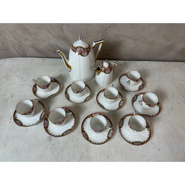 Art Deco Service from Limoges, 1930s, Set of 11 For Sale - Image 13 of 14