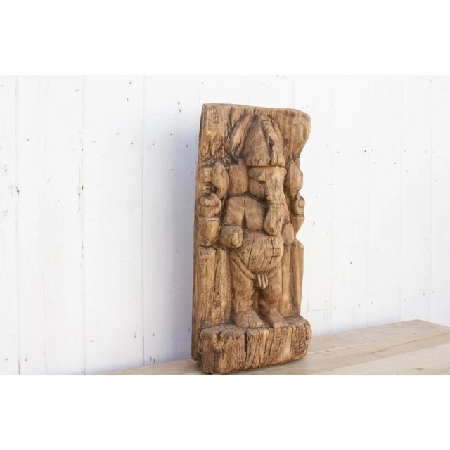 Antique Nepalese Carved Ganesha For Sale In Los Angeles - Image 6 of 10