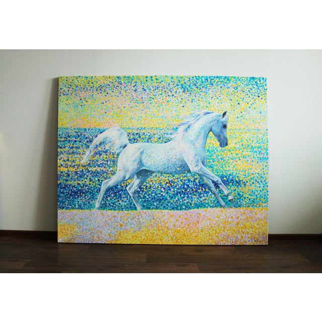 Textile Artist Andrei Sitsko "Sun Splashes" Modern Original Painting For Sale - Image 7 of 9