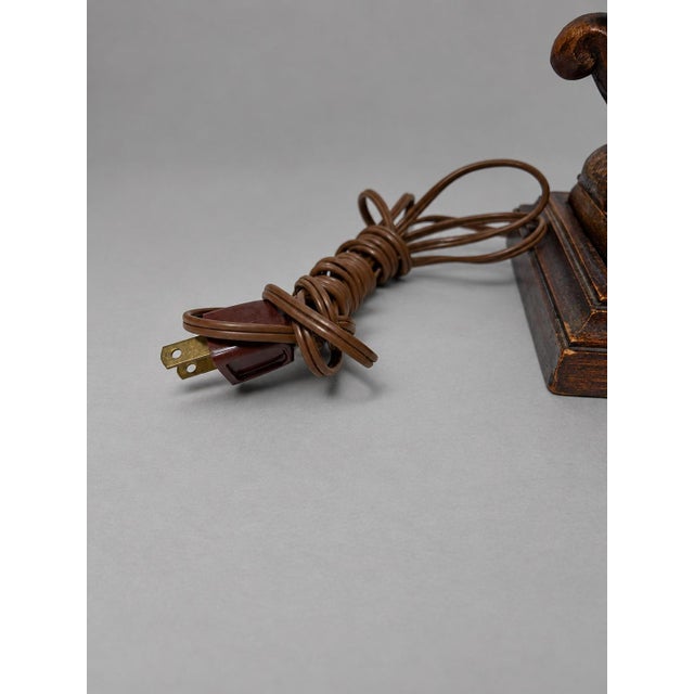 Continental Renaissance Revival Carved Dragon Griffin Table Lamp, C. 1890-1930 For Sale - Image 9 of 10