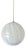 Blue Tulipano 25 Pendant Light from La Murrina, 1990s For Sale