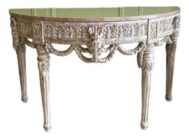 Example of Demi-lune Tables