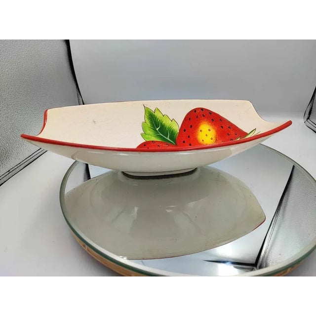 Vintage Porcelain Fruit Plate, 1980s For Sale - Image 4 of 6