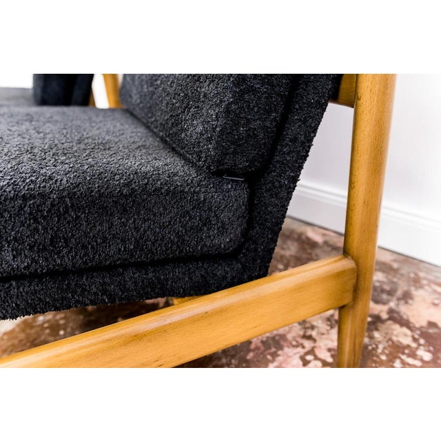1960s GFM 142 Armchairs by Edmund Homa for Gościcńskie Furniture Fabryki, 1960s, Set of 2 For Sale - Image 5 of 18