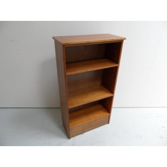 Vintage Oak Open Bookcase, 1960s For Sale - Image 4 of 10