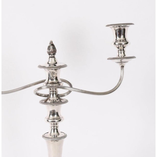 Antique Victorian Three Light Candelabra from Garrard & Co, 1880, Set of 2 For Sale - Image 15 of 18