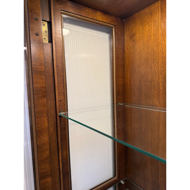 Brown Dynasty by Drexel Heritage Curio Cabinet For Sale - Image 8 of 12