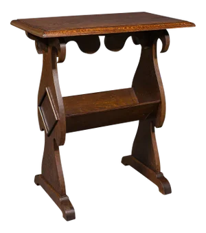 1910s Antique Edwardian English Oak Reader's Stand