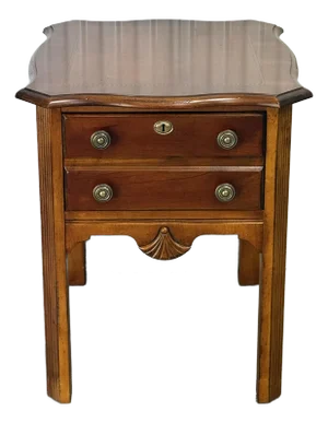 Hekman Furniture Rustic European Reeded End Table