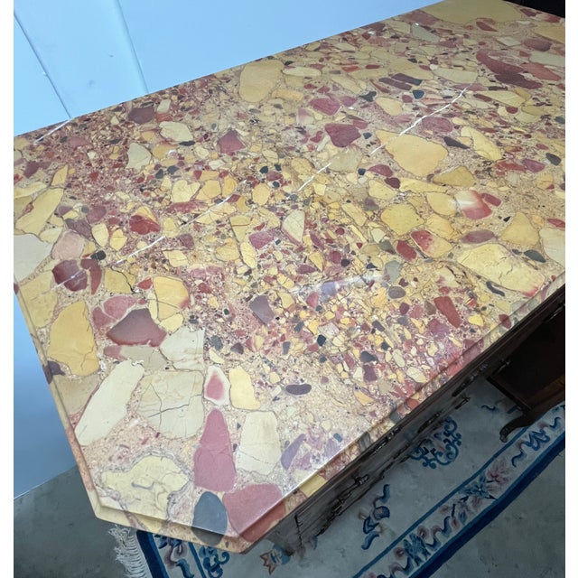 Turn of the Century French Inlaid Highboy Dresser For Sale - Image 11 of 11