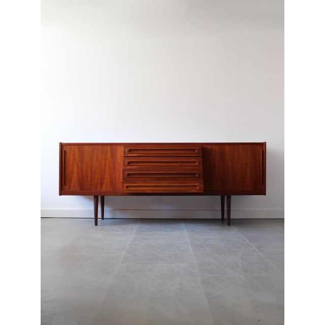 Mid-Century Modern Vintage Danish Sideboard by Johannes Andersen, 1960s For Sale - Image 3 of 12