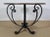 Granite & Wrought Iron Tripod Pedestal Table, 1970s For Sale - Image 6 of 18