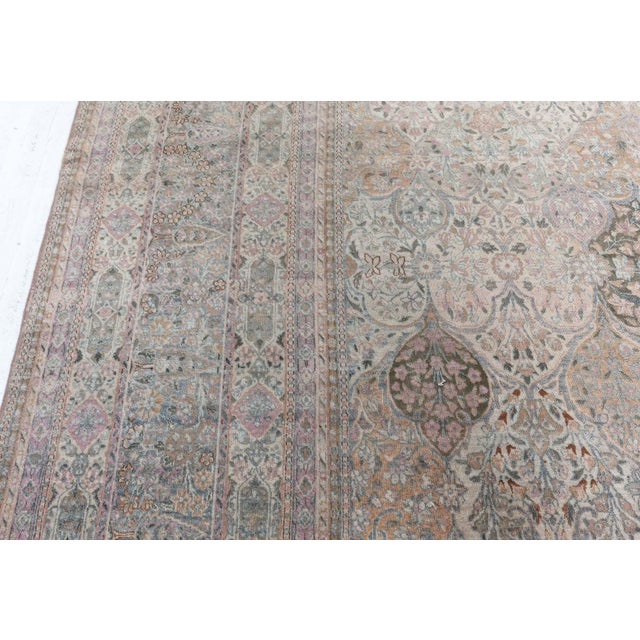 Textile 1930s Persian Kirman For Sale - Image 7 of 7