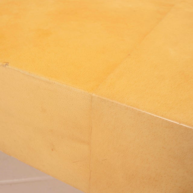Mid-Century Parchment Custom Made Coffee Table from Tura Milano, 1970 For Sale - Image 17 of 18