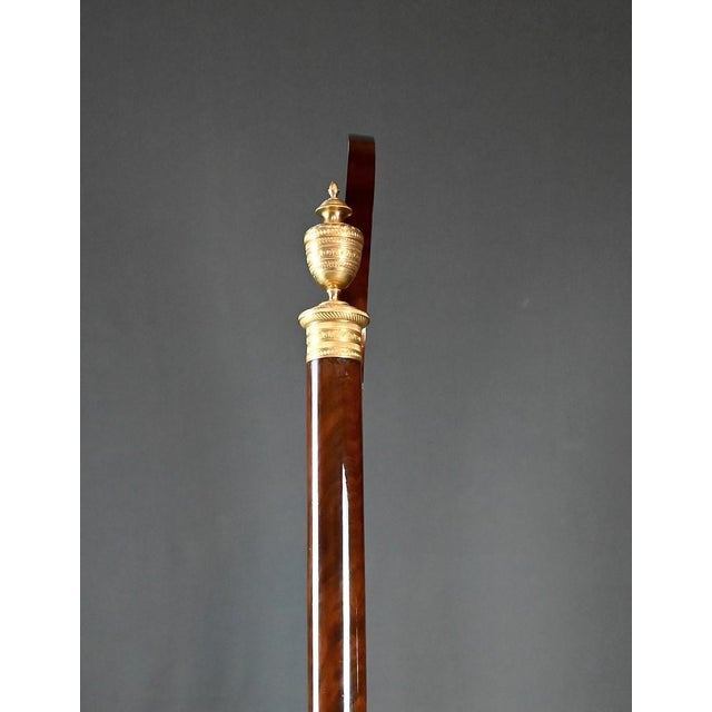 Large Empire Style Mirror in Mahogany with Cheval Glass, 1800s For Sale - Image 11 of 15