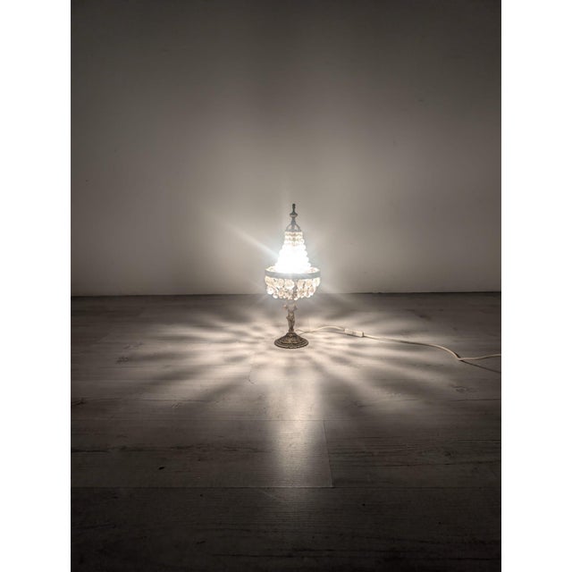 Art Nouveau Lamp in Brass For Sale - Image 16 of 17