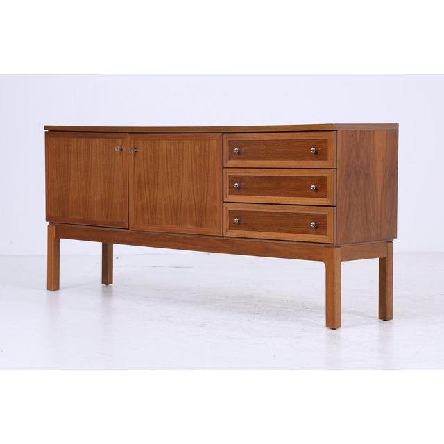 Vintage Walnut Pallet Sideboard, 1960s For Sale - Image 9 of 10