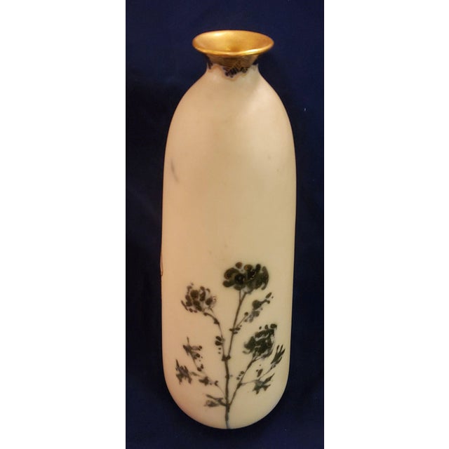 Modern 1940s German Porcelain Orchid Vase For Sale - Image 3 of 7