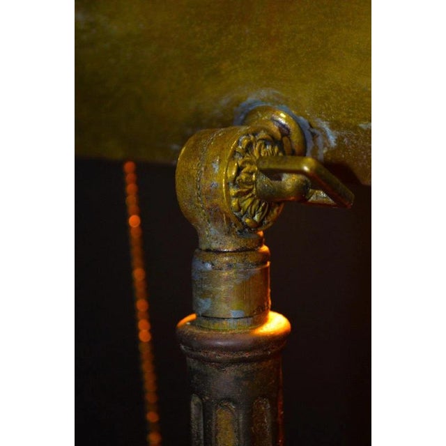 American Art Deco Adjustable Banker's Desk Lamp from S. Robert Schwartz & Bro., 1920s For Sale - Image 14 of 18