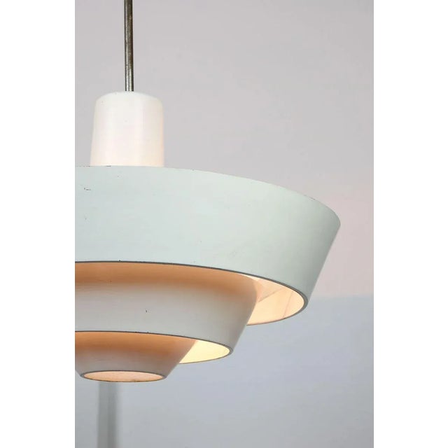 Mid-Century Modern Industrial Danish Cascade Pendant Lamp For Sale - Image 6 of 16