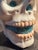 Pop Art Vintage Hand Painted Skull Light Up Lamp Halloween Decor For Sale - Image 3 of 11