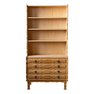 Kjærnulf Style Danish Oak Bookcase, C. 1970s For Sale