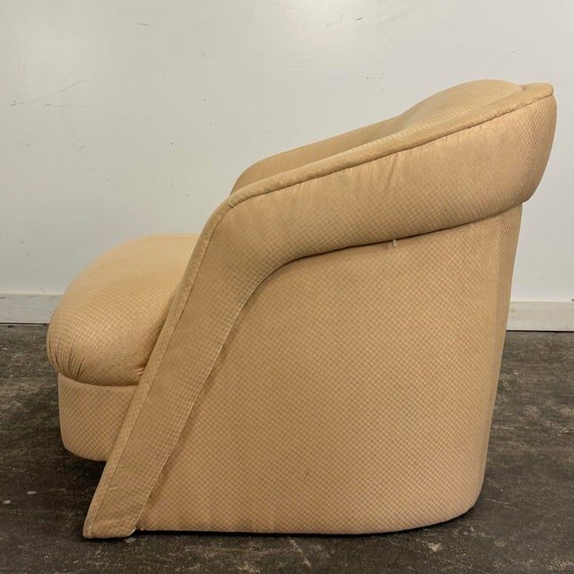 1970s Weiman Space-Age Midcentury Lounge Chair For Sale In Cleveland - Image 6 of 12
