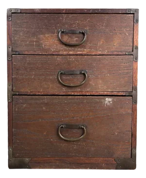 Small Japanese Tansu Drawer Chest, 1920s