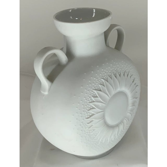 Vintage Bisque Porcelain Vase by A.K.Kaiser For Sale In Providence - Image 6 of 10