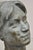 Vintage Patinated Cast Bronze Bust Statue Sculpture of Woman With Pinned Hair For Sale In Philadelphia - Image 6 of 12