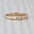 0.20ctw Diamond Wedding Ring 14k Yellow Gold Stackable Anniversary Band Size 4.5 For Sale In Greensboro - Image 6 of 8