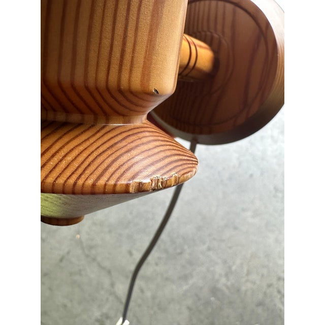 1970s Swedish Pine Wall Lights/ Sconces - a Pair For Sale - Image 10 of 12