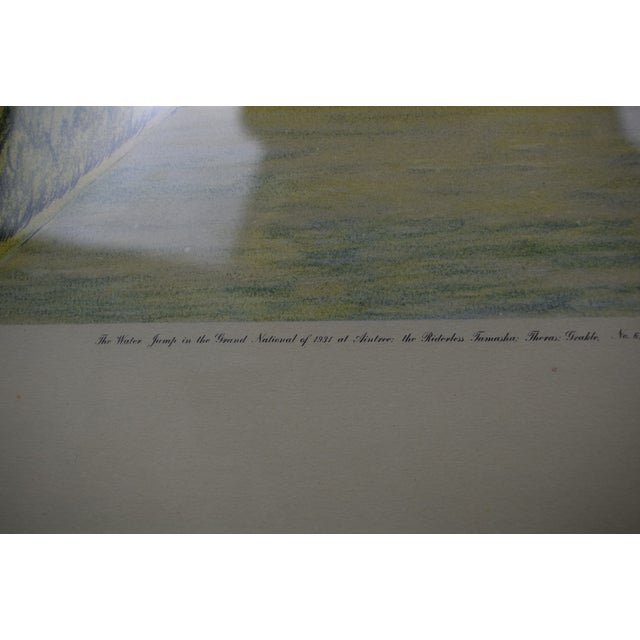 The Water Jump in the Grand National of 1931 at Aintree by Paul Brown For Sale - Image 4 of 8