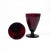Mid-Century Modern Ruby Red Cordial Glasses by Anchor Hocking For Sale - Image 3 of 7
