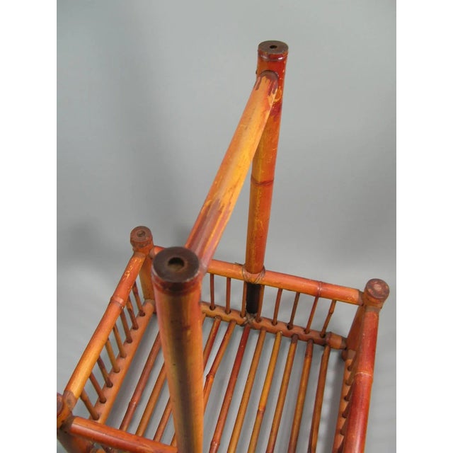 Japanese Mid Century Bamboo Picnic Basket Chairish