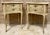 Two Drawers Painted in Light Beige Wood Kidney Nightstands, 1940s, Set of 2 For Sale - Image 12 of 12
