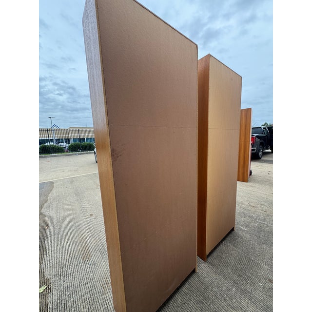 Pair of Tall Mid-Century Modern Scandinavian Bookcases, 83.5" Tall For Sale - Image 11 of 12