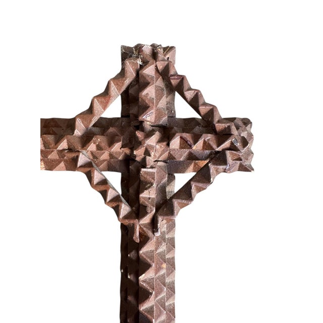 Cabin Tramp Art Frame Antique #1 For Sale - Image 3 of 6