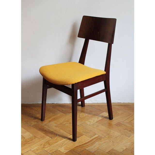 Mid-Century Scandinavian-Style Dining Chair in Walnut, 1960s For Sale - Image 13 of 17