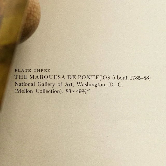 1950s 1950s After Goya "The Marquesa De Pontejos", Vintage First Edition Photogravure For Sale - Image 5 of 8