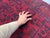 Extra-Long Red & Navy Turkmen Bukhara-Style Wool Runner, 2'8" X 19'3" For Sale - Image 14 of 16