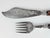 Victorian English fish serving knife and fork, Aesthetic Movement, C. 1888 (date ascertained by Registered Design No....