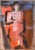 2000 - 2009 Dzemma Skulme, Lady in Red, 21st Century, Watercolor For Sale - Image 5 of 5