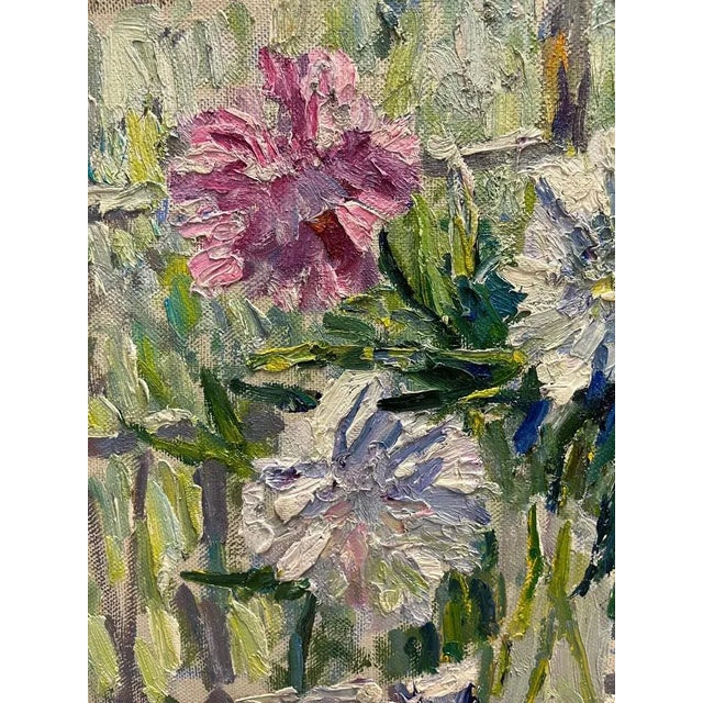 2000 - 2009 Georgij Moroz, Peonies, Oil Painting, 2002, Framed For Sale - Image 5 of 8